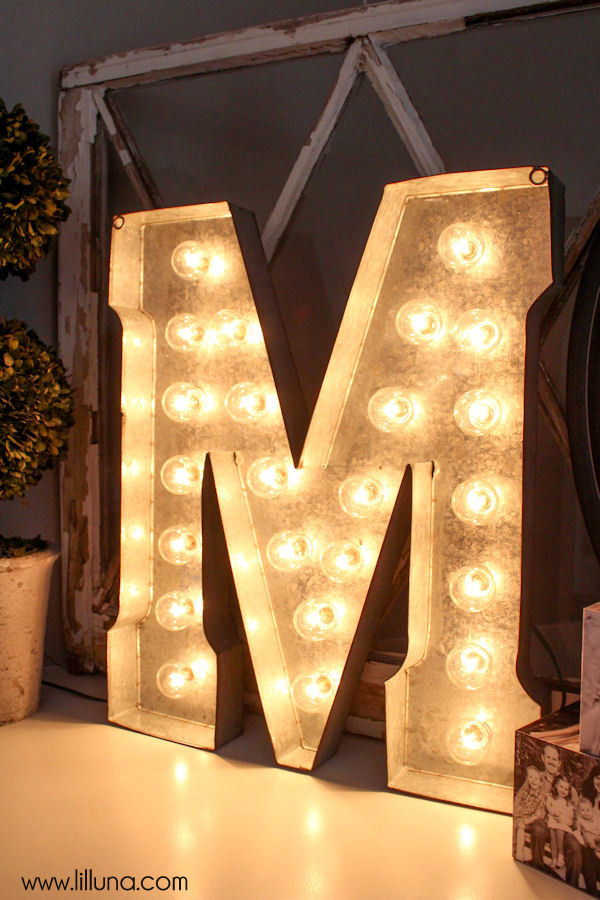 Best ideas about Marquee Light DIY
. Save or Pin DIY Marquee Letter Now.