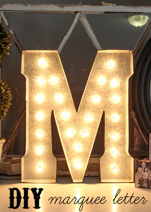 Best ideas about Marquee Light DIY
. Save or Pin DIY Marquee Letter Now.