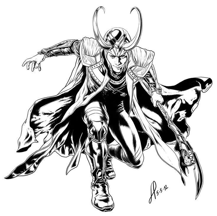 Best ideas about Marvel Coloring Pages For Adults
. Save or Pin loki coloring page Now.
