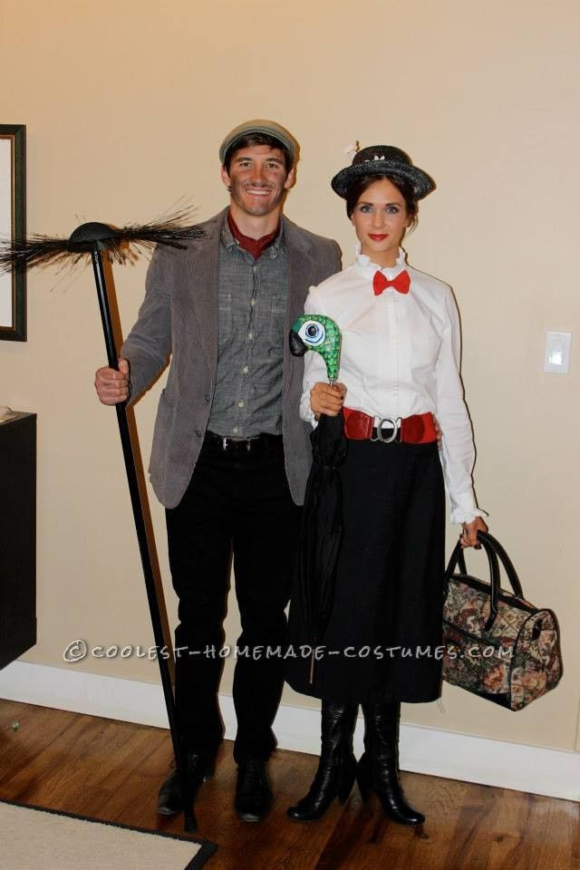 Best ideas about Mary Poppins DIY Costume
. Save or Pin Cool Mary Poppins and Bert Couple Costume Now.