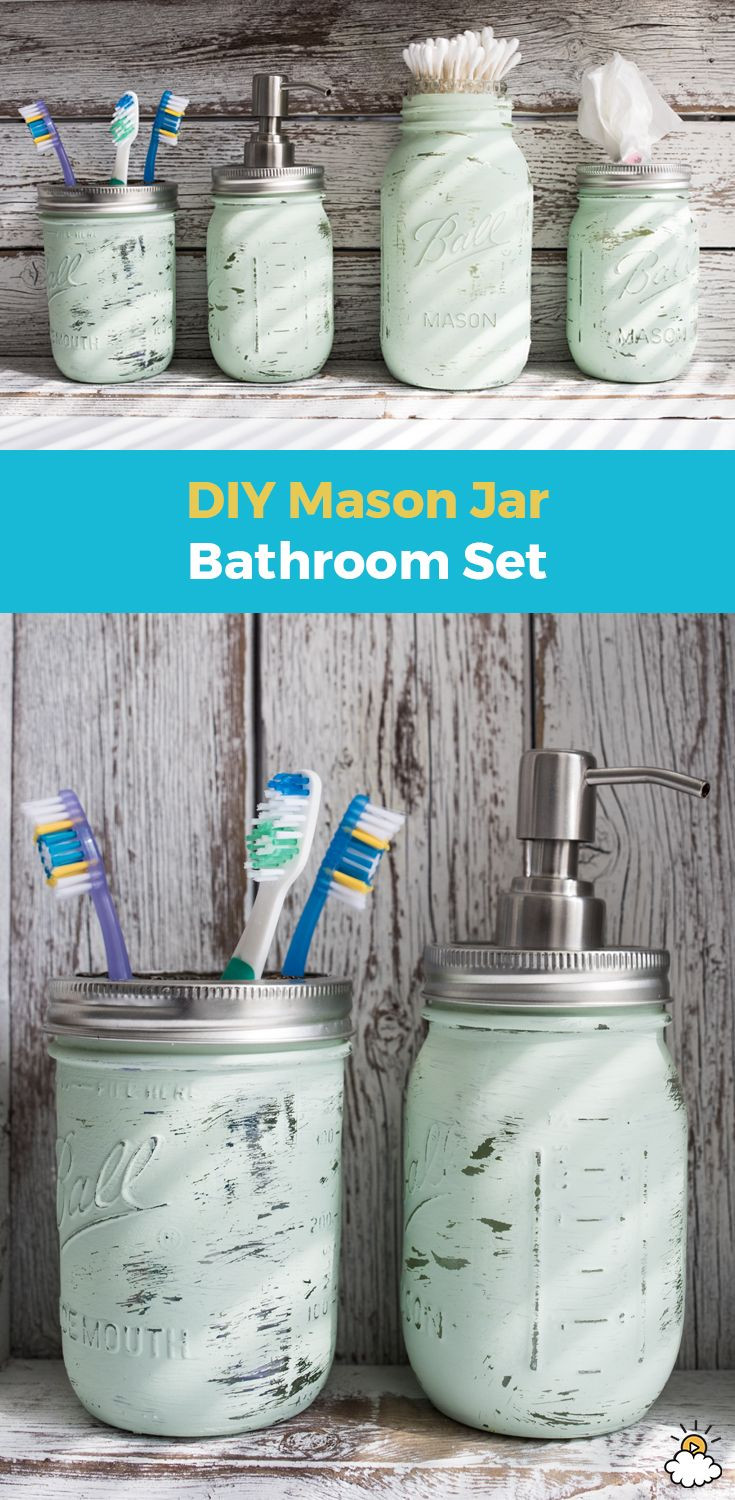 Best ideas about Mason Jar Bathroom Set DIY
. Save or Pin 239 best images about Home Decor on Pinterest Now.