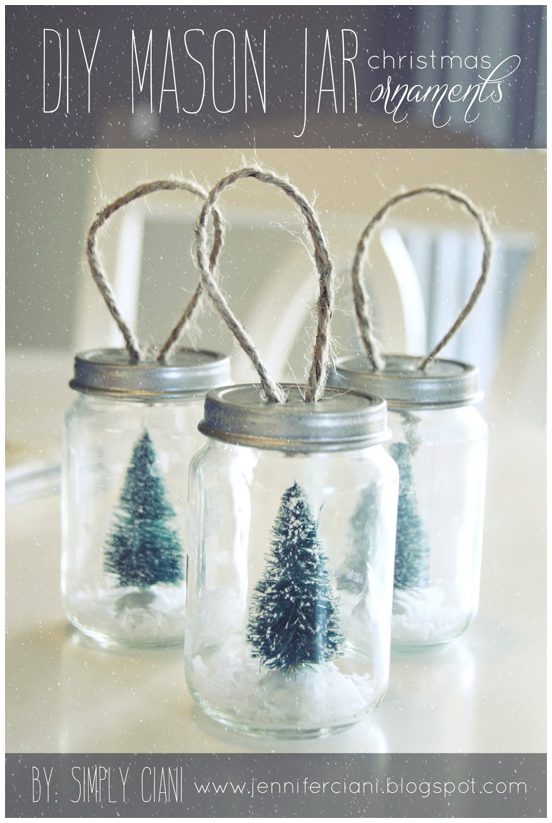 Best ideas about Mason Jar DIY
. Save or Pin DIY Mason Jar Ornaments Now.