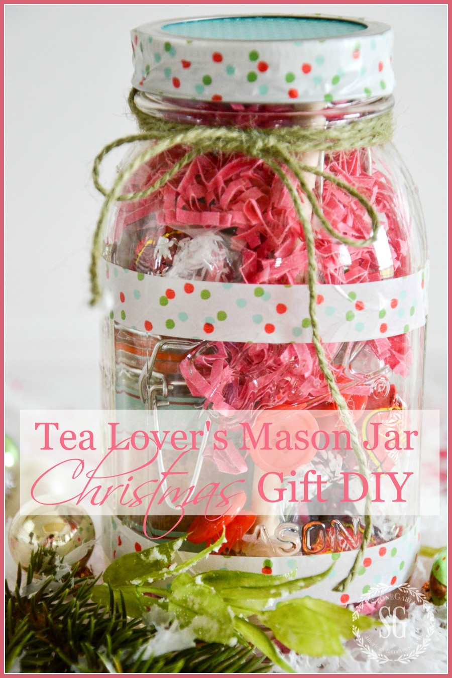 Best ideas about Mason Jar Gift Ideas For Christmas
. Save or Pin TEA LOVER S MASON JAR CHRISTMAS GIFT IDEA DIY Now.