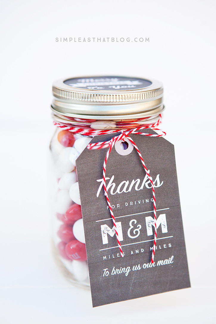 Best ideas about Mason Jar Gift Ideas For Her
. Save or Pin Simple Mason Jar Gifts with Printable Tags Now.