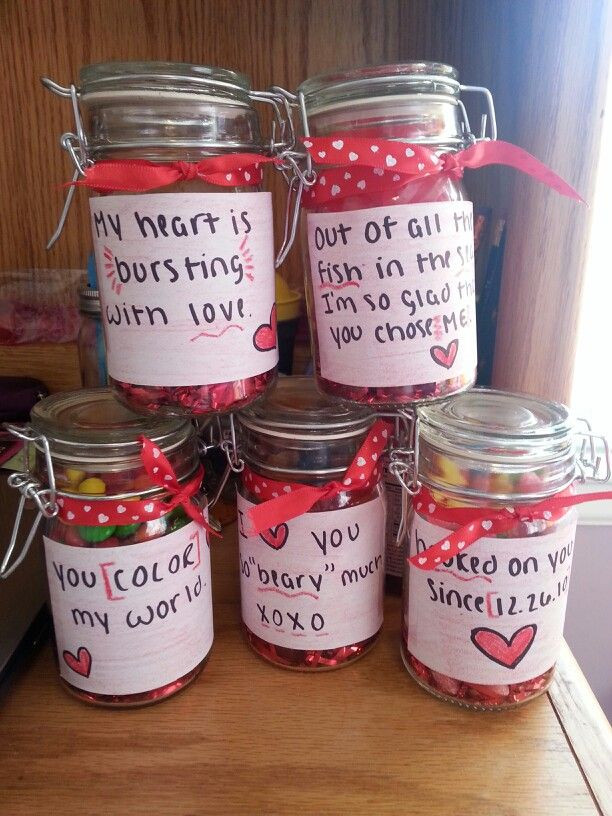 Best ideas about Mason Jar Gift Ideas For Him
. Save or Pin Candy jars for the boyfriend Gift ideas Now.