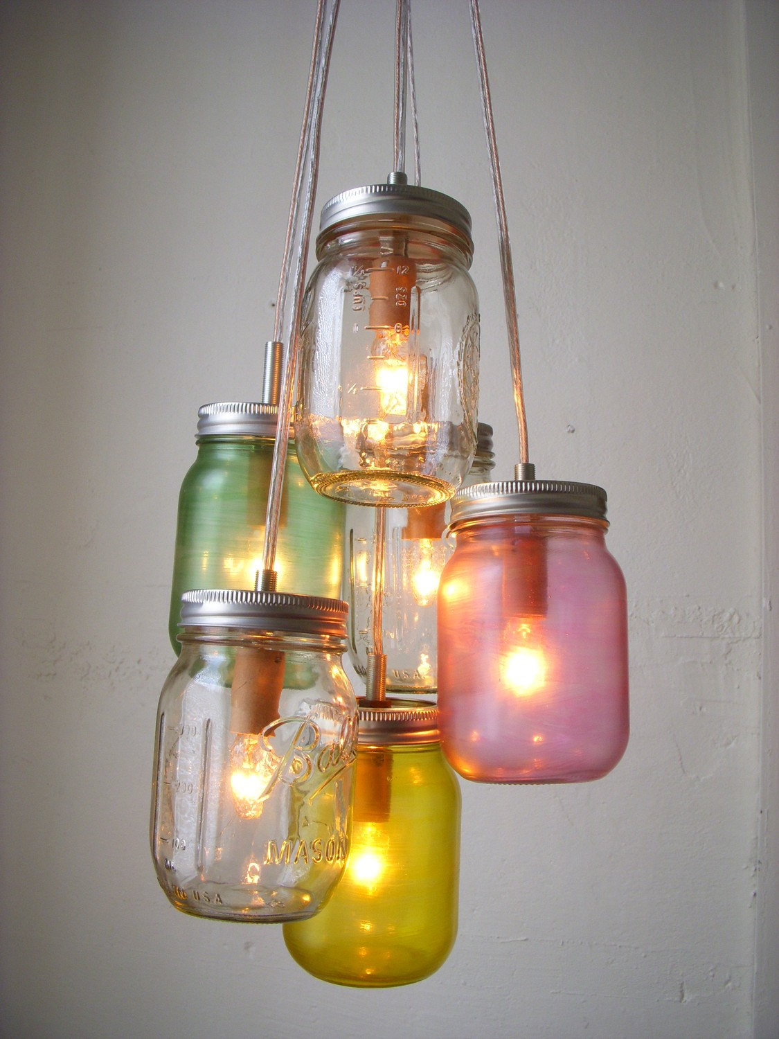 Best ideas about Mason Jar Light Fixtures DIY
. Save or Pin Mason Jar Chandelier Rustic Hanging Mason Jar Pendant Now.