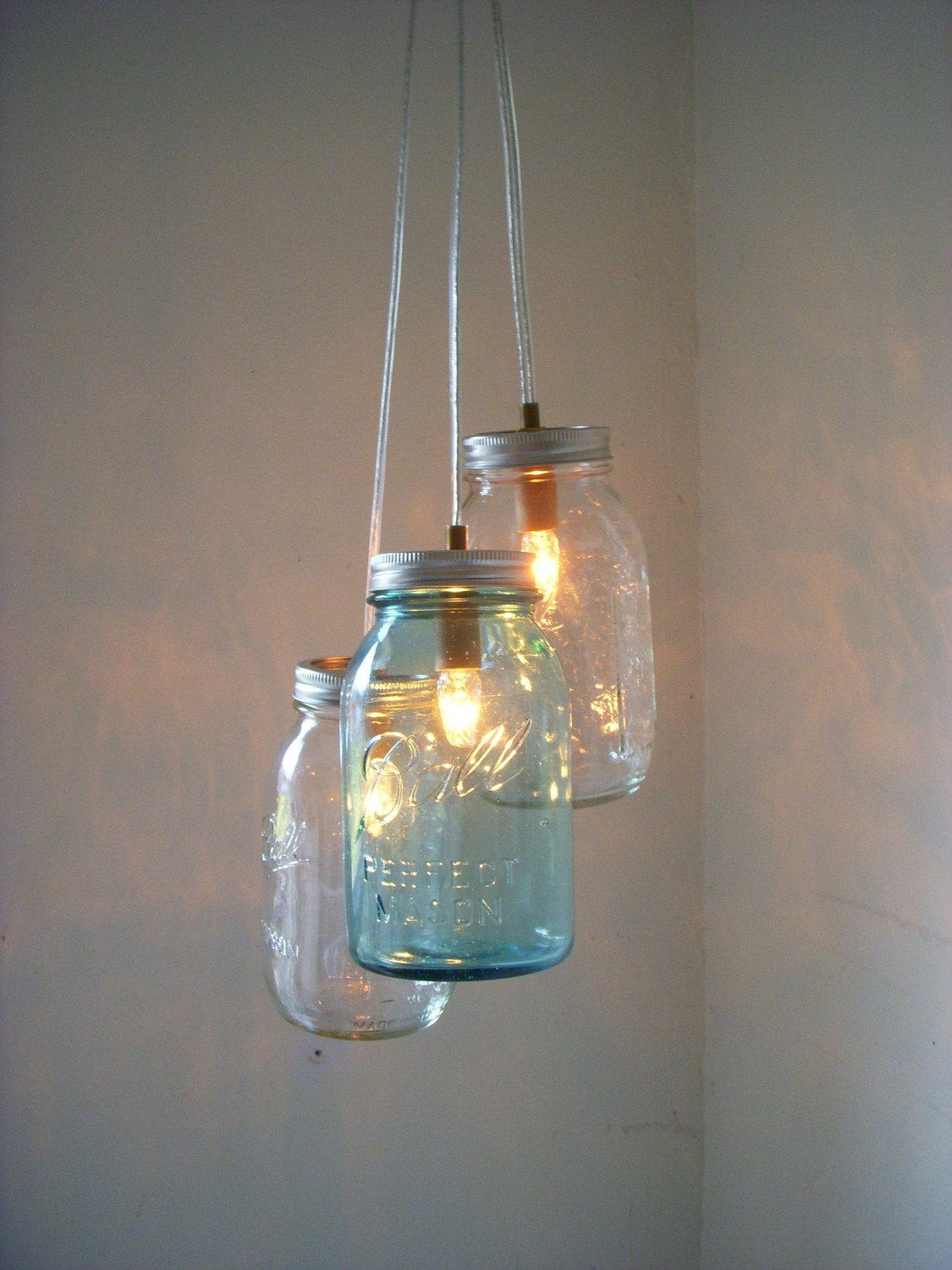 Best ideas about Mason Jar Light Fixtures DIY
. Save or Pin Mason Jar Chandelier Hanging Mason Jar Pendant Lighting Now.