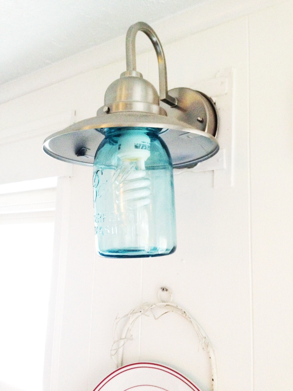 Best ideas about Mason Jar Lights DIY
. Save or Pin DIY blue mason jar light fixture Now.