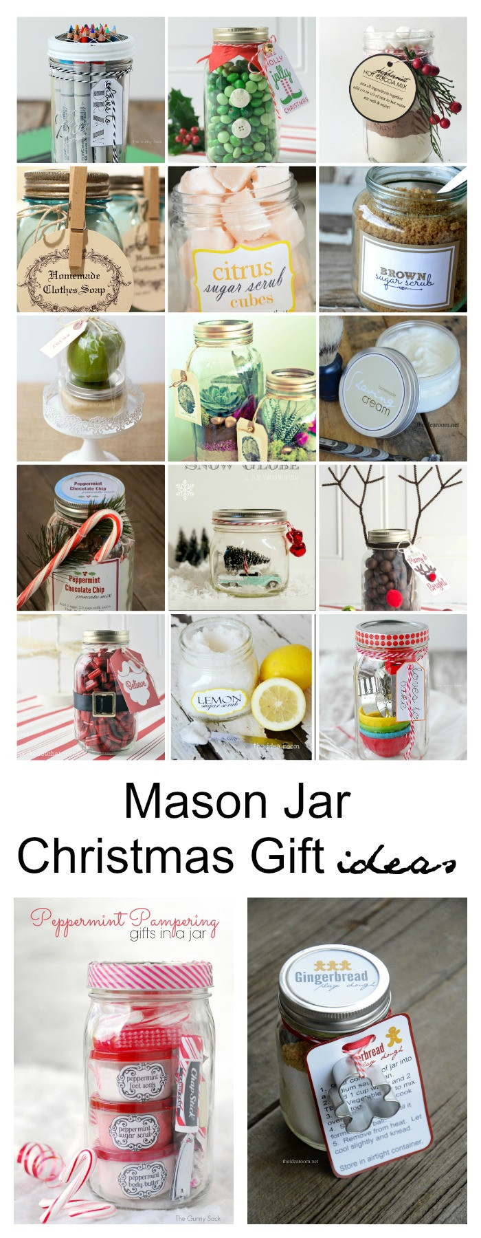 Best ideas about Mason Jars Christmas Gift Ideas
. Save or Pin Mason Jar Christmas Gift Ideas The Idea Room Now.