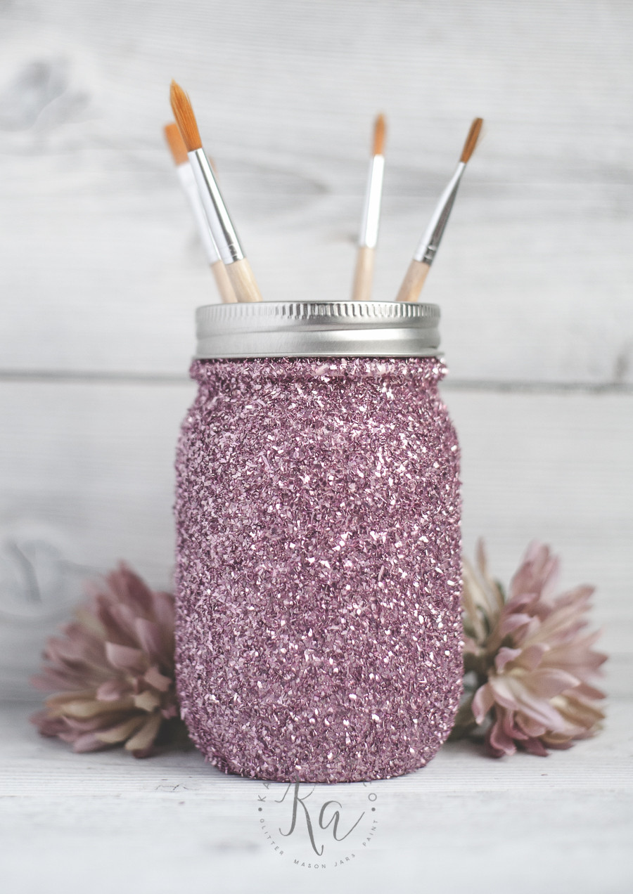 Best ideas about Mason Jars DIY
. Save or Pin DIY Glitter Mason Jar Tutorial KA Styles Now.