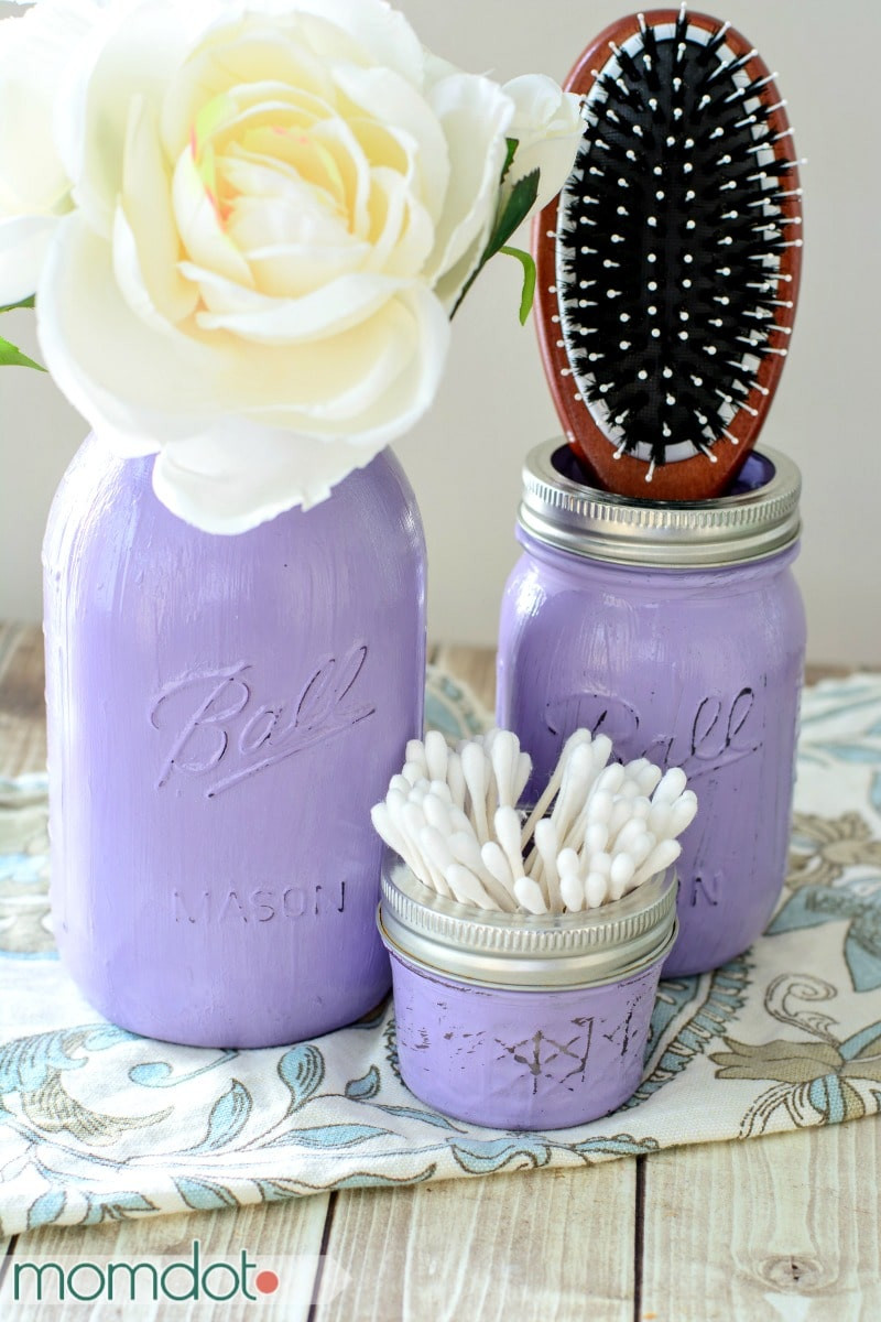 Best ideas about Mason Jars DIY
. Save or Pin DIY Painted Mason Jars Tutorial MomDot Now.