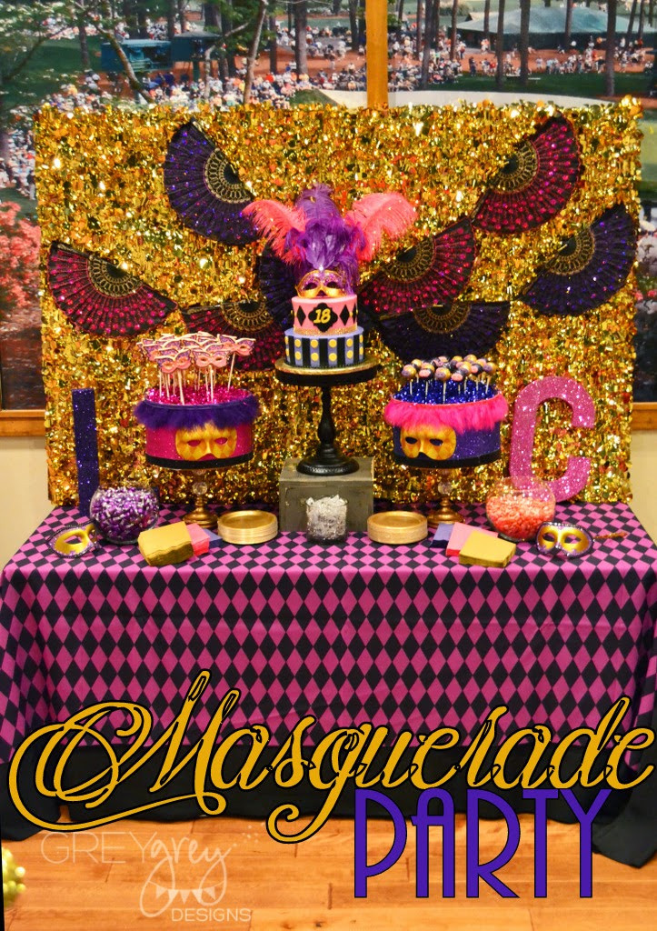 Best ideas about Masquerade Birthday Party
. Save or Pin GreyGrey Designs My Parties Lawrie and Celine s Now.