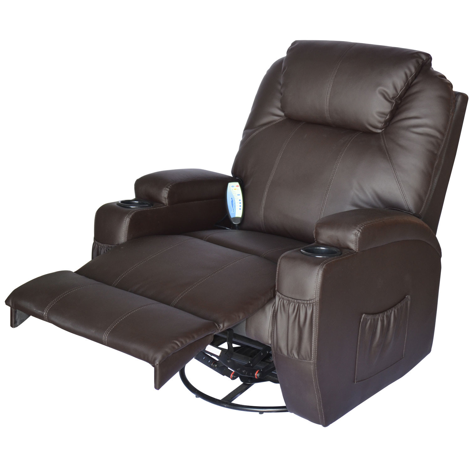 Best ideas about Massage Recliner Chair
. Save or Pin Outsunny Hom Deluxe Heated Vibrating Vinyl Leather Now.