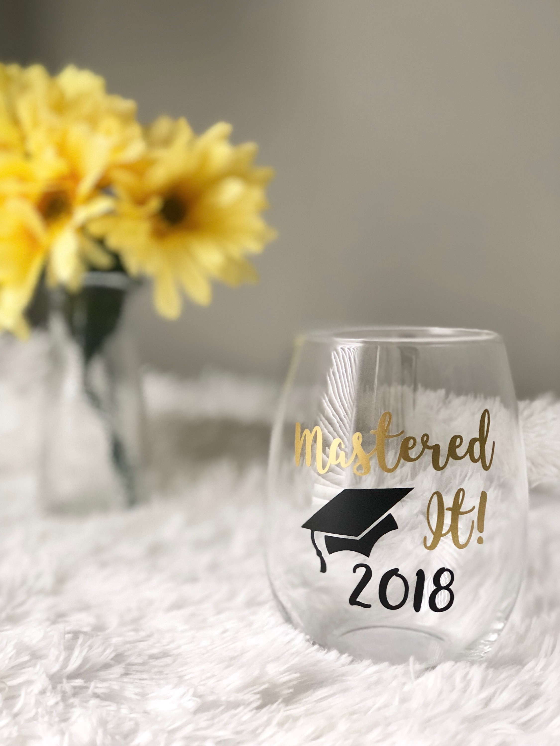 Best ideas about Masters Degree Gift Ideas
. Save or Pin Mastered It Wine Glass Graduation Gift Masters Degree Gift Now.