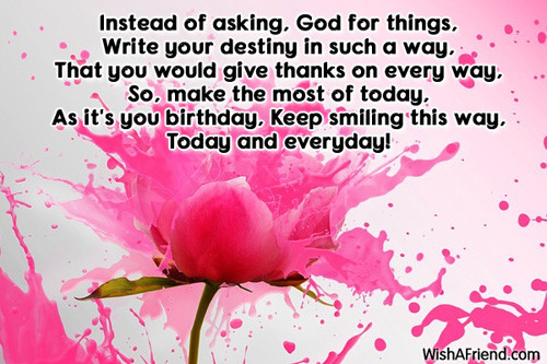 Best ideas about Meaningful Birthday Wish
. Save or Pin Inspirational Birthday Messages Page 3 Now.