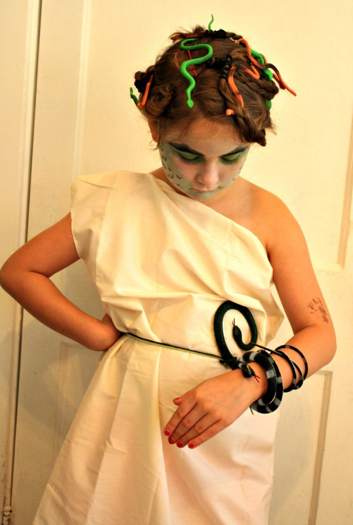 Best ideas about Medusa DIY Costume
. Save or Pin Easy $3 Medusa Costume and Makeup Tutorial Now.