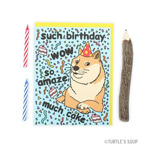 Best ideas about Meme Birthday Card
. Save or Pin Doge Card Funny Birthday Card Dank Memes Shiba Inu Dog Now.