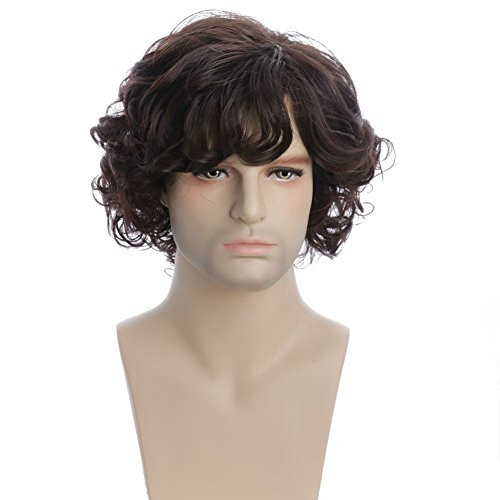 Best ideas about Men'S Curly Hairstyles
. Save or Pin Karlery Men s BROWN Short Fluffy Curly Wig Halloween Now.