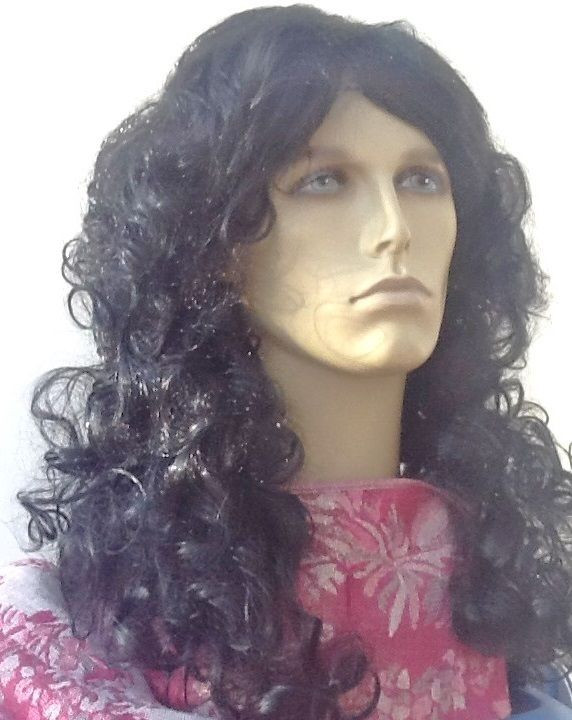 Best ideas about Men'S Curly Hairstyles
. Save or Pin The Cavalier Men s Long Curly Black Fancy Dress Wig Now.