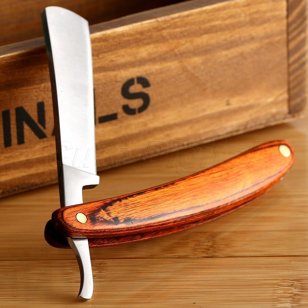 Best ideas about Men'S Gift Ideas
. Save or Pin Wood Straight Edge Stainless Steel Barber Razor Folding Now.