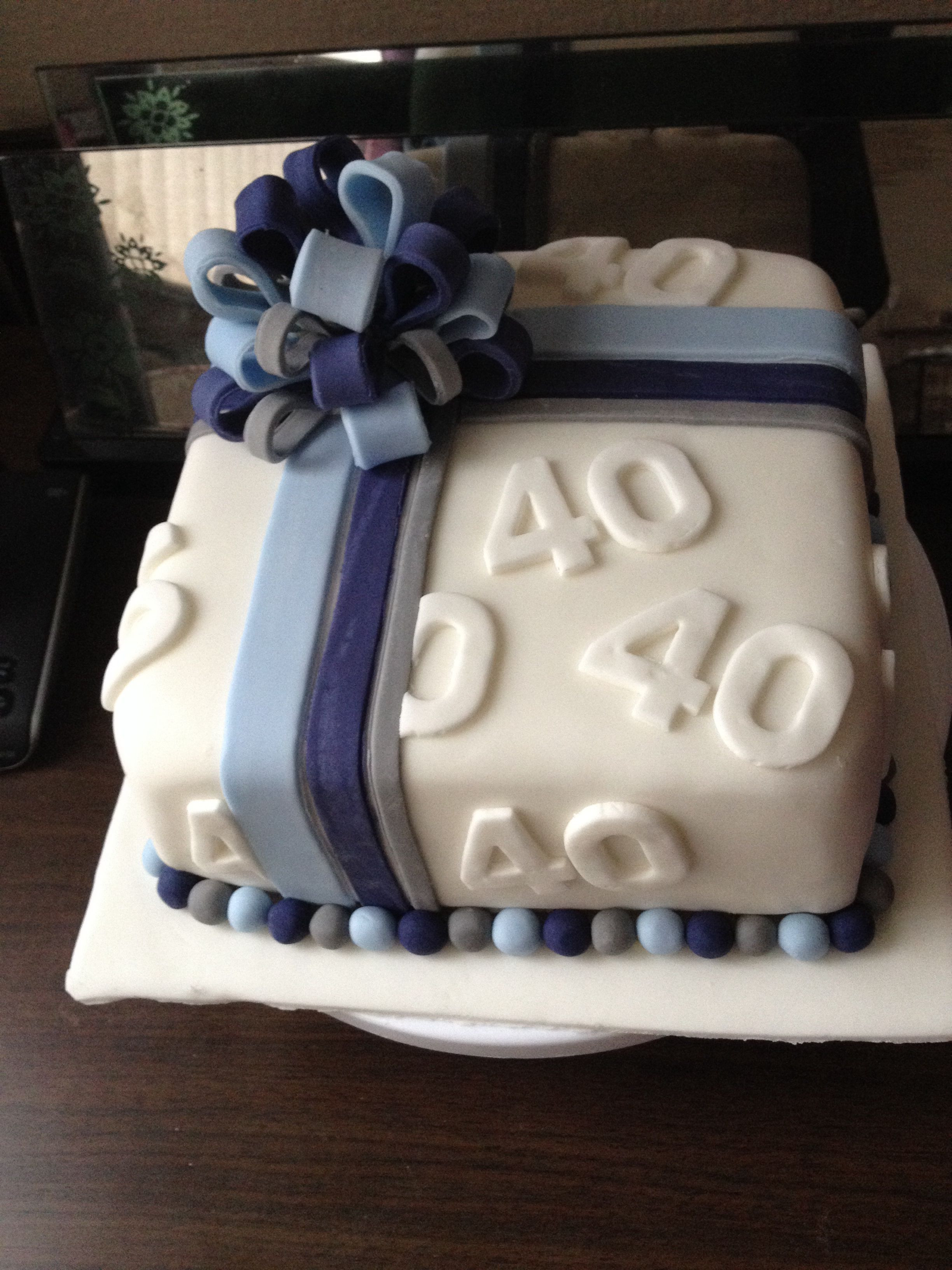 Best ideas about Mens 40th Birthday Cake
. Save or Pin 40th birthday cake Party Decorating Now.