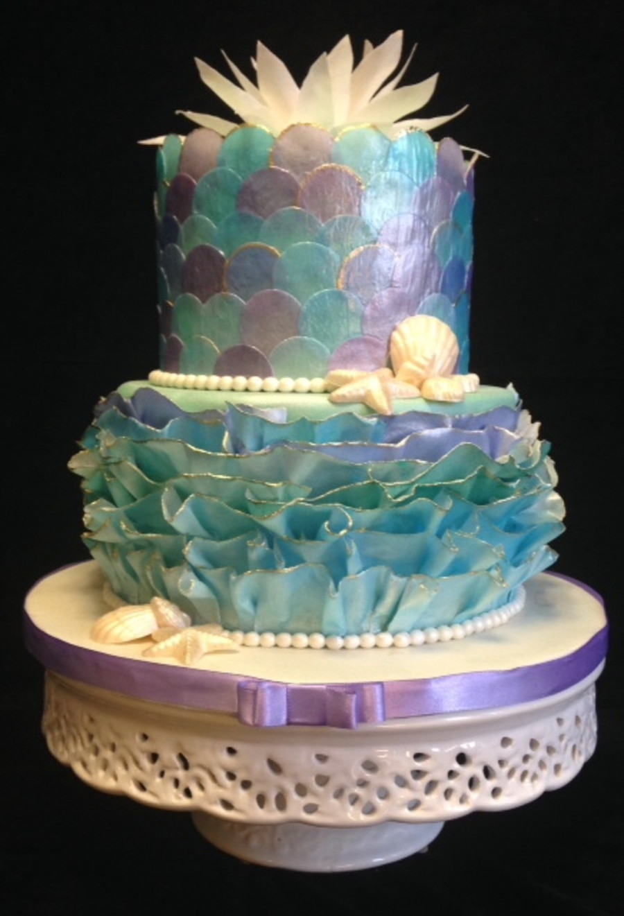 Best ideas about Mermaid Birthday Cake
. Save or Pin Decoupage Mermaid Cake CakeCentral Now.