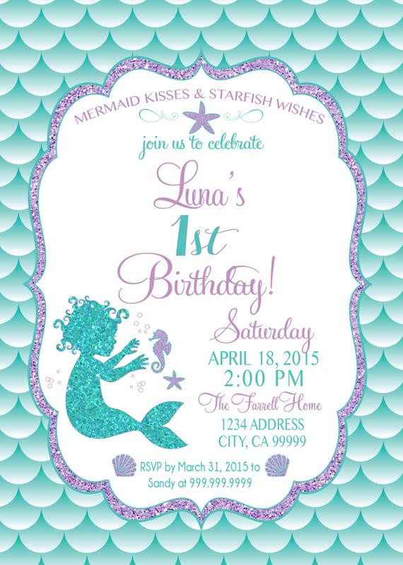 Best ideas about Mermaid Birthday Invitations
. Save or Pin ON SALE Baby Mermaid Birthday Invitation Mermaid Party Invite Now.