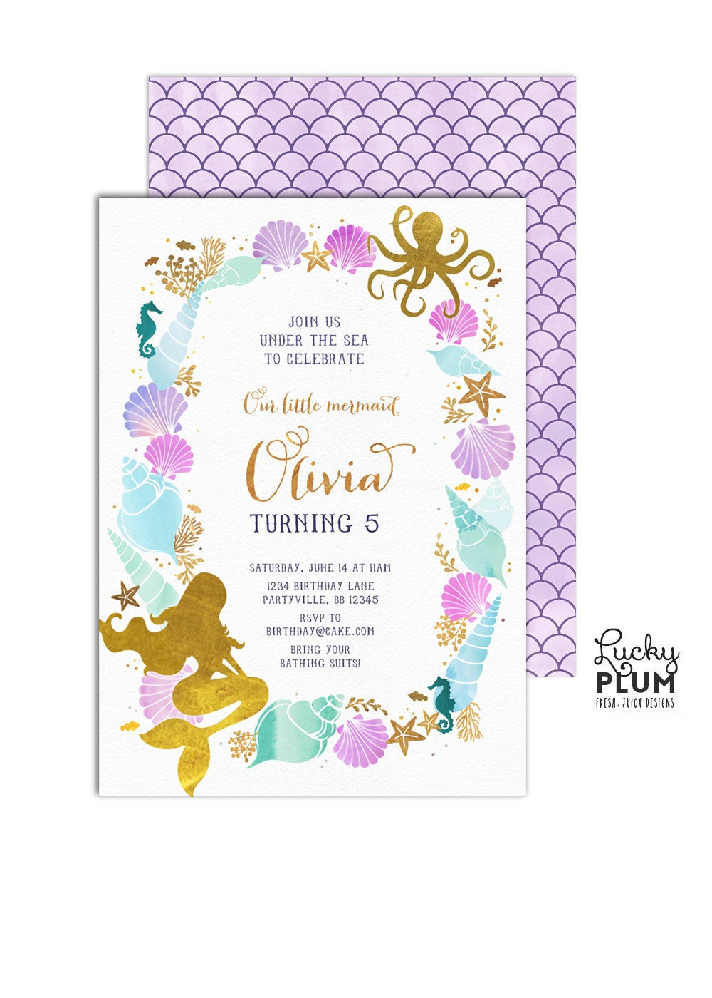 Best ideas about Mermaid Birthday Invitations
. Save or Pin Mermaid Birthday Invitation Little Mermaid Invitation Now.