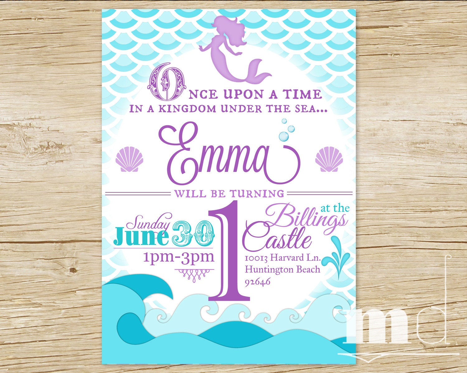 Best ideas about Mermaid Birthday Party Invitations
. Save or Pin Mermaid Birthday Party Invitation Little Mermaid Birthday Now.