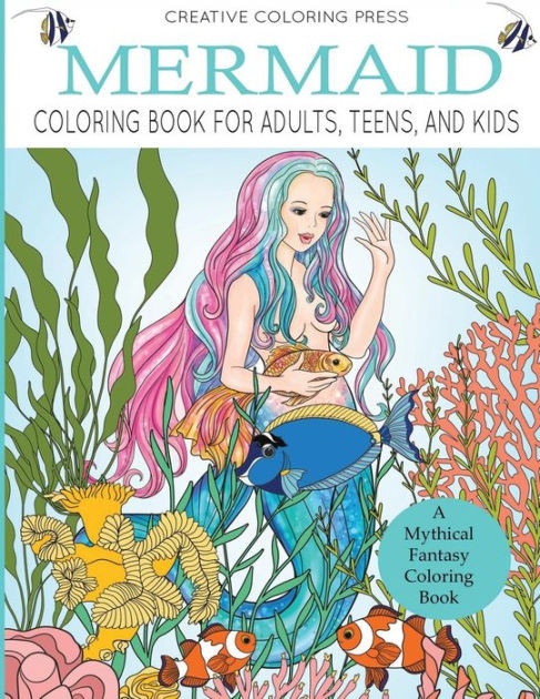 Best ideas about Mermaid Coloring Pages For Teens
. Save or Pin Mermaid Coloring Book for Adults Teens and Kids A Now.