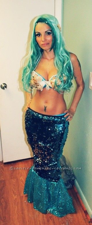 Best ideas about Mermaid DIY Costume
. Save or Pin y Homemade Mermaid Halloween Costume Now.