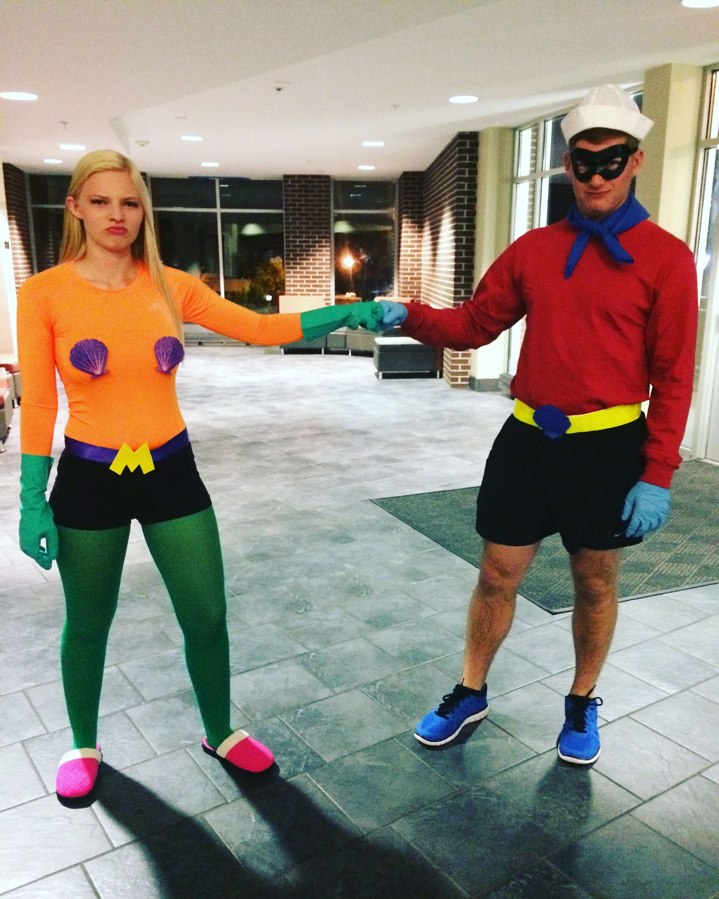 Best ideas about Mermaidman And Barnacle Boy DIY Costumes
. Save or Pin Mermaid Man and Barnacle Boy Costume Now.