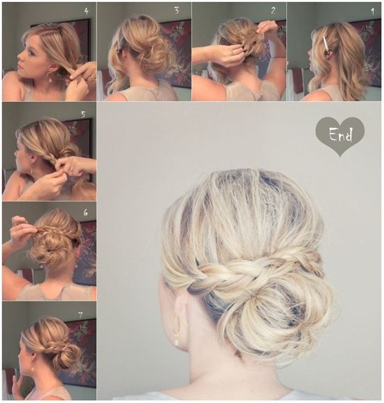 Best ideas about Messy Updo Hairstyles For Medium Length Hair
. Save or Pin 10 Trendy Messy Braid Bun Updos PoPular Haircuts Now.