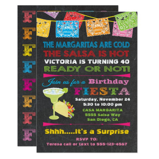 Best ideas about Mexican Birthday Invitations
. Save or Pin Mexican Fiesta Birthday Party Invitation Now.