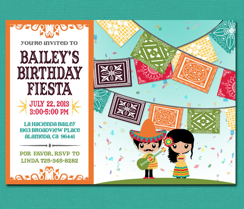 Best ideas about Mexican Birthday Invitations
. Save or Pin Print Yourself Kid s Mexican Fiesta Invitation by Now.