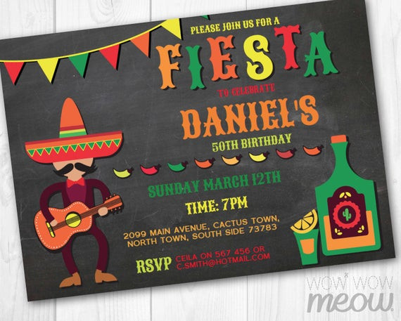 Best ideas about Mexican Birthday Invitations
. Save or Pin Fiesta Birthday Invitation Mexican Invite INSTANT DOWNLOAD Now.