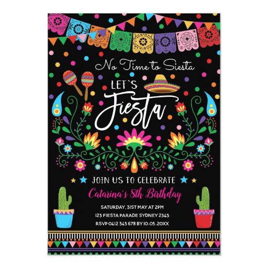 Best ideas about Mexican Birthday Invitations
. Save or Pin Mexican Fiesta Cinco De Mayo Birthday Party Invite Now.