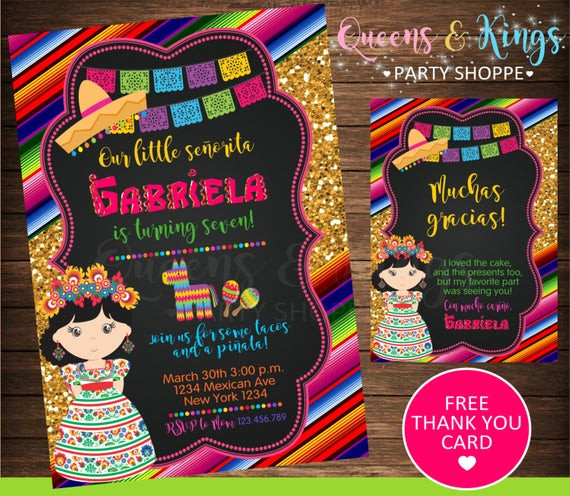 Best ideas about Mexican Birthday Invitations
. Save or Pin Mexican Party Mexican Invitation Fiesta invitation Mexico Now.
