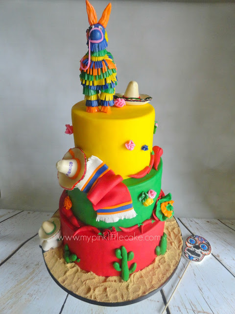 Best ideas about Mexico Birthday Cake
. Save or Pin Pink Little Cake Mexican Fiesta Theme Cake Now.