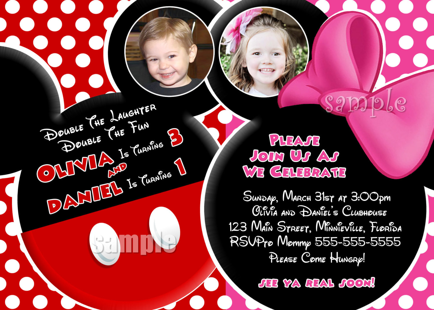Best ideas about Mickey And Minnie Birthday Invitations
. Save or Pin Mickey And Minnie Birthday Invitations Now.
