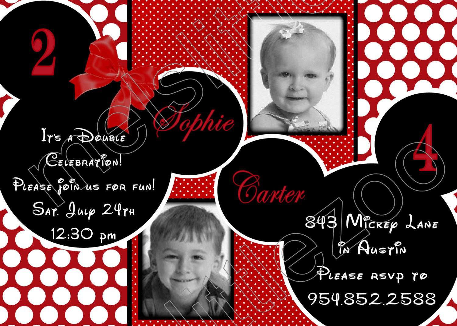 Best ideas about Mickey And Minnie Birthday Invitations
. Save or Pin Mickey Minnie Birthday Invitations Now.