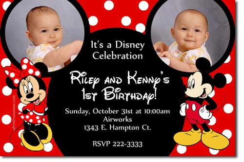Best ideas about Mickey And Minnie Birthday Invitations
. Save or Pin FREE printable Mickey and Minnie Twin Birthday Invitations Now.