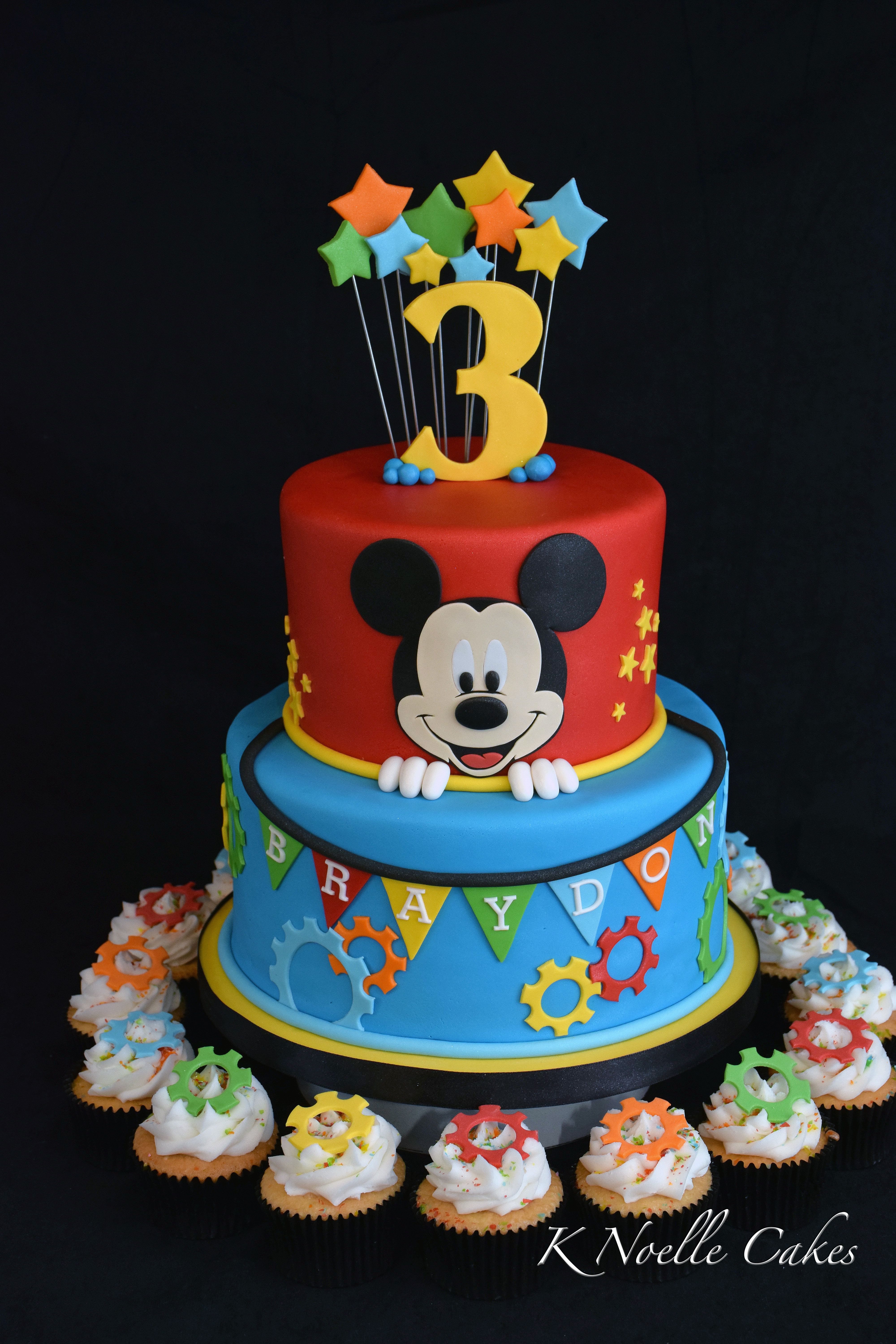 Best ideas about Mickey Birthday Cake
. Save or Pin Mickey Mouse theme cake by K Noelle Cakes Now.