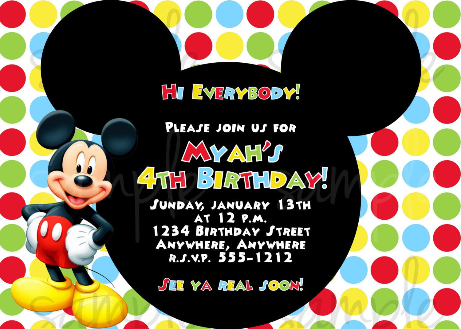 Best ideas about Mickey Birthday Invitations
. Save or Pin birthday invitation Mickey mouse birthday invitations Now.