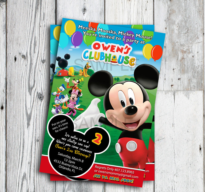 Best ideas about Mickey Birthday Invitations
. Save or Pin Mickey Mouse Clubhouse Invitations Mickey Mouse Clubhouse Now.