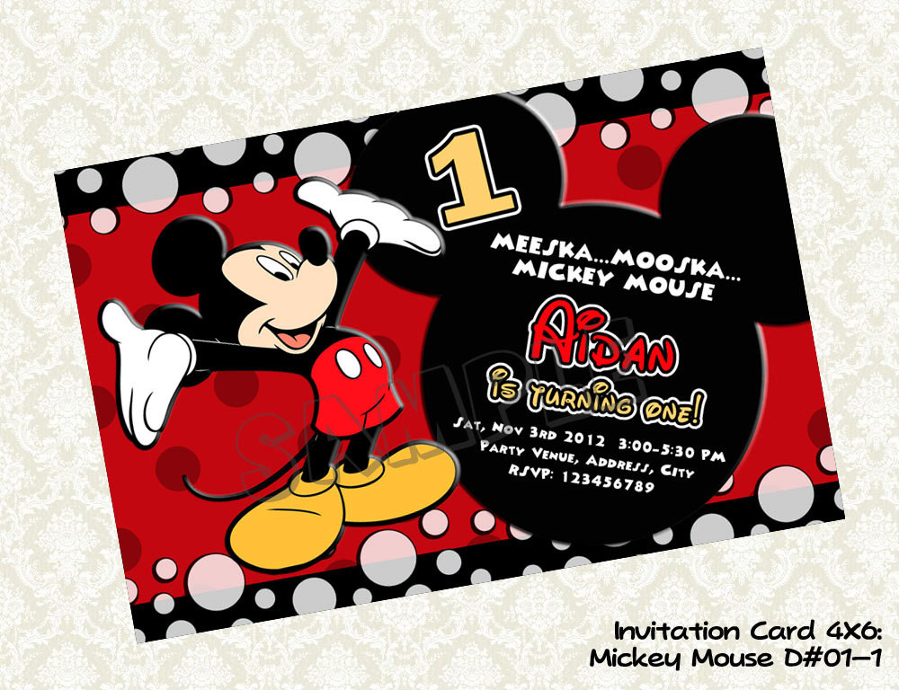 Best ideas about Mickey Birthday Invitations
. Save or Pin FREE Printable 1st Mickey Mouse Birthday Invitations Now.