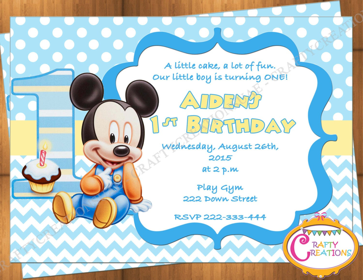 Best ideas about Mickey Mouse 1st Birthday Invitations
. Save or Pin Baby Mickey Mouse First Birthday Invitation Mickey Mouse 1st Now.