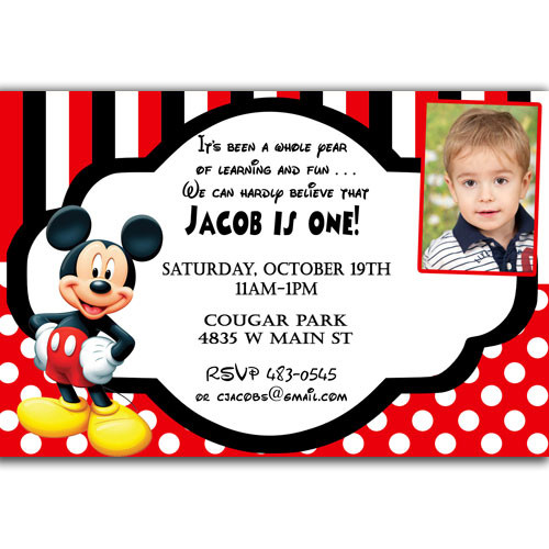 Best ideas about Mickey Mouse 1st Birthday Invitations
. Save or Pin Free Printable Mickey Mouse Invitatons Birthday Now.
