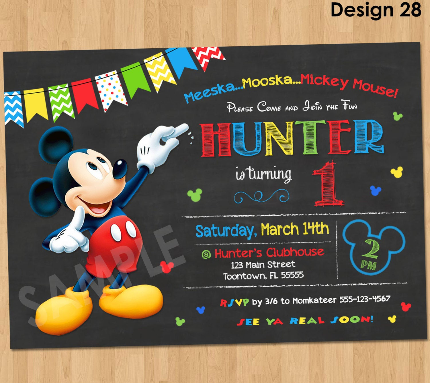 Best ideas about Mickey Mouse 1st Birthday Invitations
. Save or Pin Mickey Mouse Birthday Invitation Mickey Mouse Clubhouse Now.