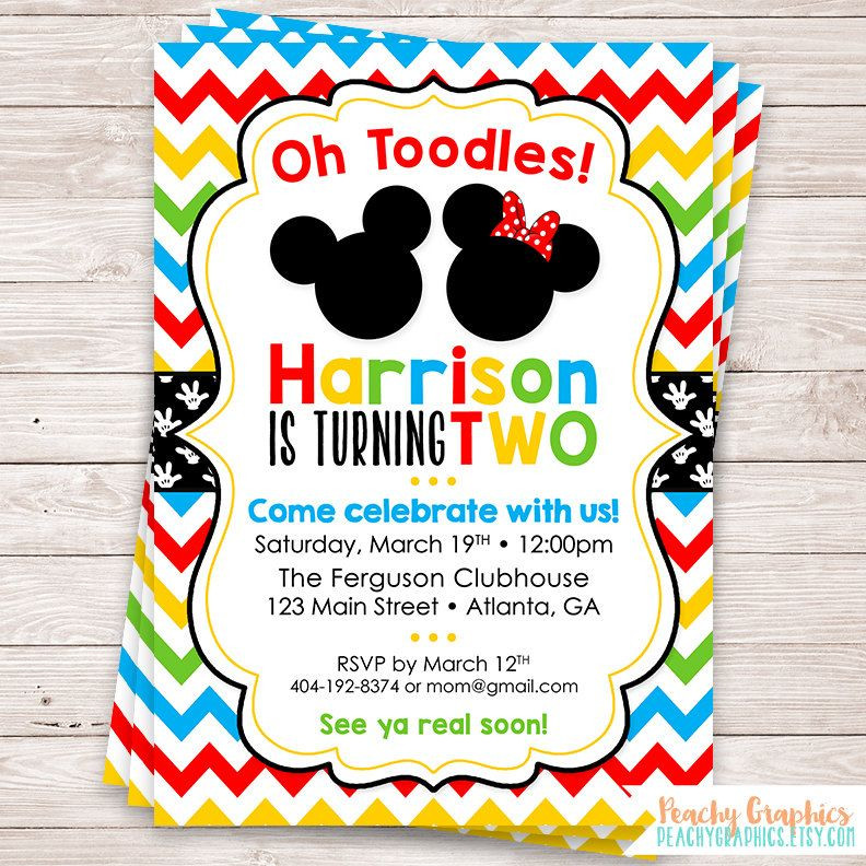 Best ideas about Mickey Mouse 2nd Birthday Invitations
. Save or Pin Mickey Mouse Clubhouse Mickey and Minnie birthday party Now.